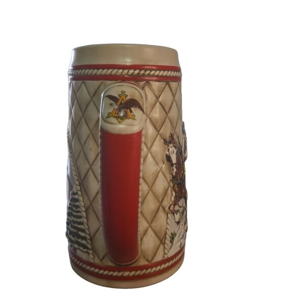 1985 Budweiser “A” Series Clydesdale Beer Stein Limited Edition Ceramarte Brazil - Picture 6 of 11